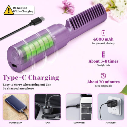 Portable Cordless Hair Straightener (Premium Quality)