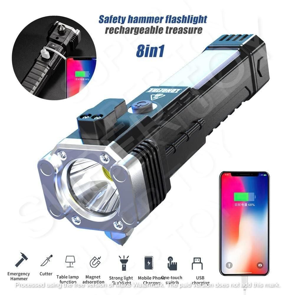 PORTABLE RECHARGEABLE TORCH LED FLASHLIGHT ⭐️⭐️⭐️⭐️⭐️ (14,34,758+ (1.4 Million )Positive Reviews