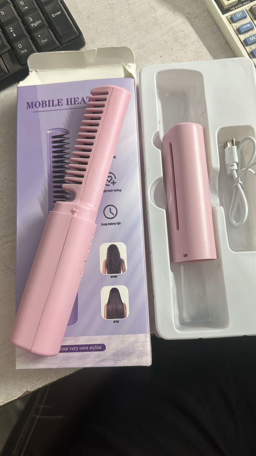 Portable Cordless Hair Straightener (Premium Quality)