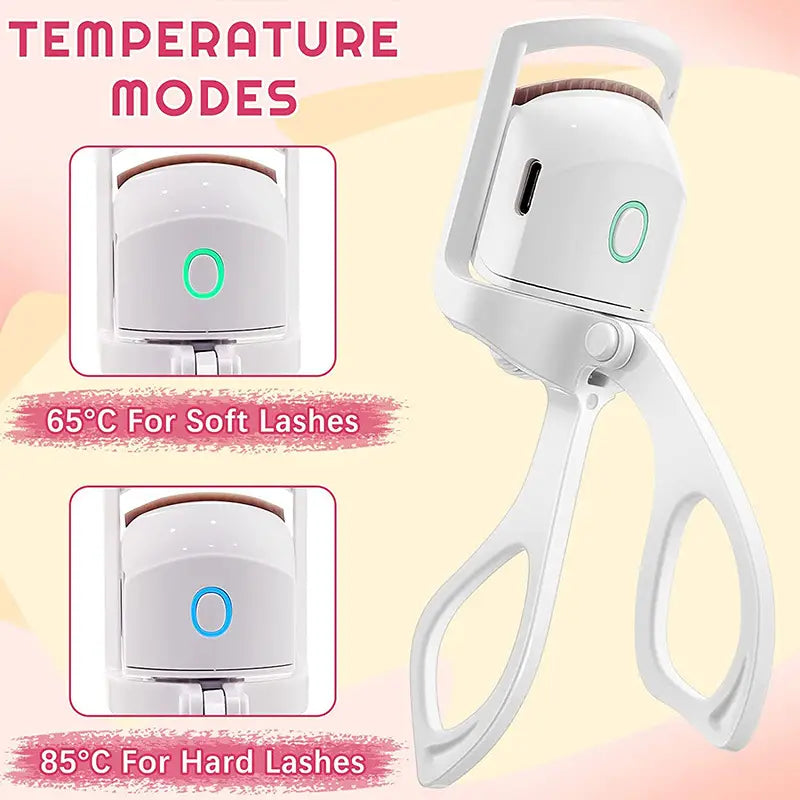 Rechargeable Electric Eyelash Curler Salon Style Curling at Home