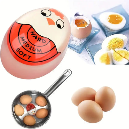 Egg Timer | Soft Hard Boiled Egg Timer That Changes Color When Done | No BPA, Certified